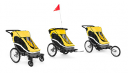 Велотрансформер Zigo Mango X2 Stroller/Trailer/Jogger - Mango Red